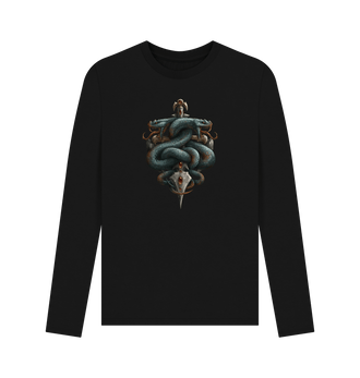 Black Necromunda Delaque Long Sleeved T Shirt