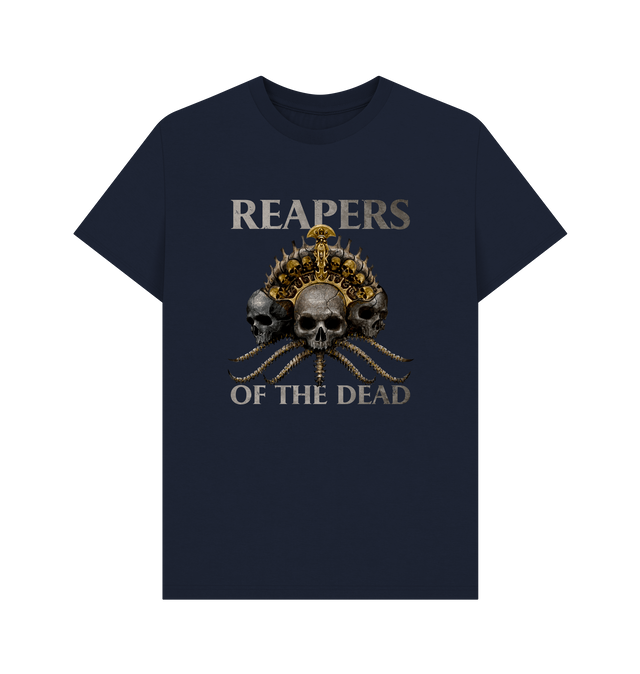 Navy Blue Ossiarch Bonereapers Logo T Shirt