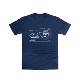 Navy Ultramarines Storm Speeder T Shirt
