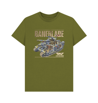 Moss Green Premium Astra Militarum Baneblade T Shirt