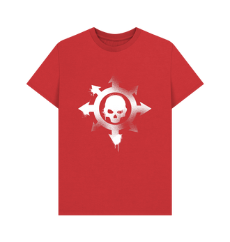 Red Slaves to Darkness Graffiti Insignia T Shirt