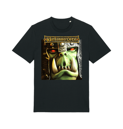 Black Printed T-shirt Front