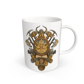 White Warhammer The Old World Dwarfen Mountain Holds Mug