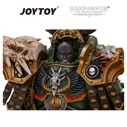 JOYTOY Warhammer The Horus Heresy - Salamanders, Vulkan, Primarch of the XVIIIth Legion with Dawnbringer, The Furnace's Heart and Dragon's Breath Gauntlet (1/18 Scale) Preorder & Exclusive T Shirt