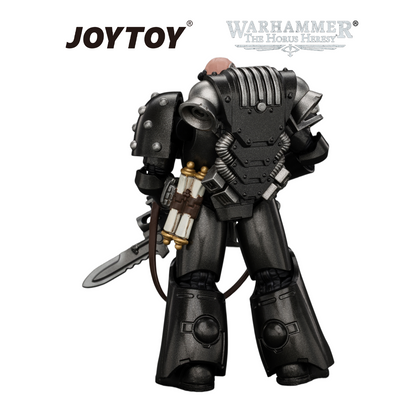 JOYTOY Warhammer The Horus Heresy - Iron Hands, MKVI Tactical Sergeant (1/18 Scale) Preorder