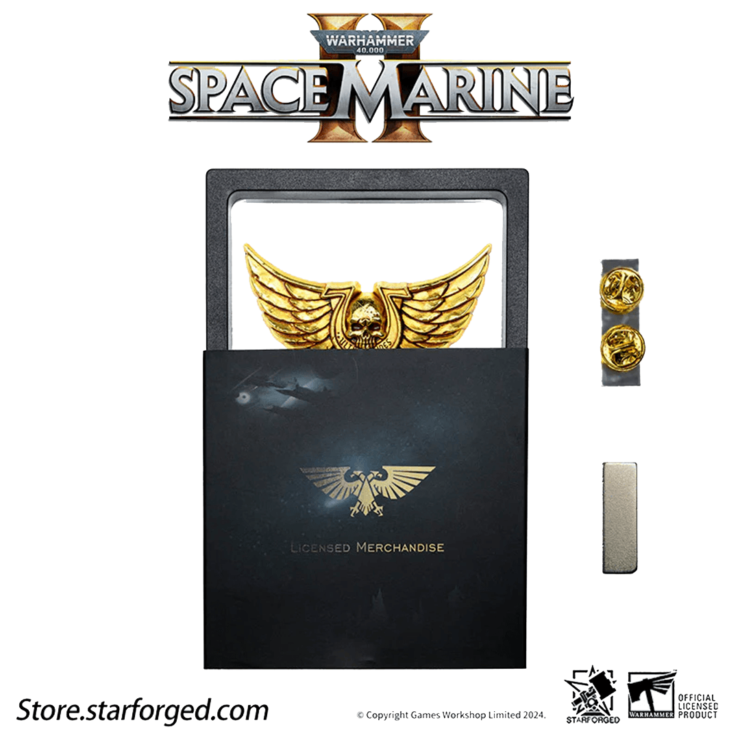 As Shown Pin Badge Front