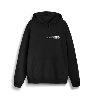 Black Premium Blacktalon Double Print Black Hoodie