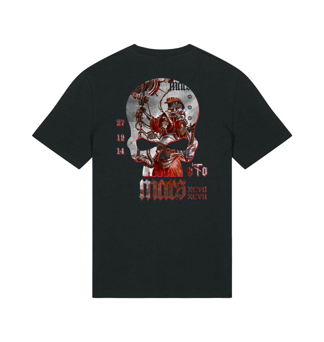 Black Printed T-shirt Back
