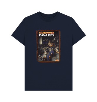 Navy Blue Warhammer Fantasy Battle 6th Edition - Dwarfs T Shirt