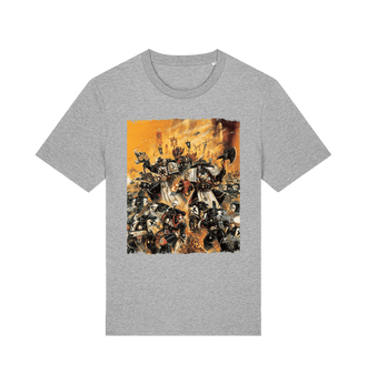 Heather Grey Printed T-shirt