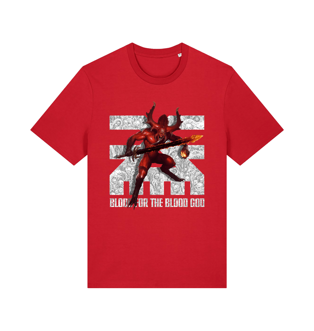 Red Printed T-shirt Front