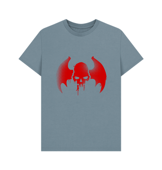 Stone Blue Flesh-eater Courts Graffiti Insignia T Shirt