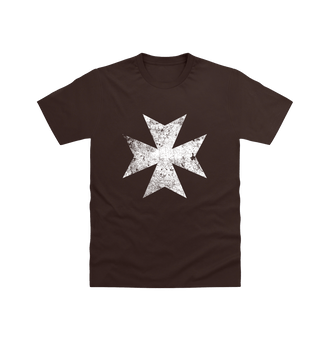 Dark Chocolate Black Templars Battleworn Insignia T Shirt