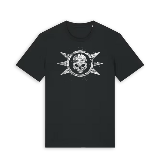 Black Printed T-shirt Front