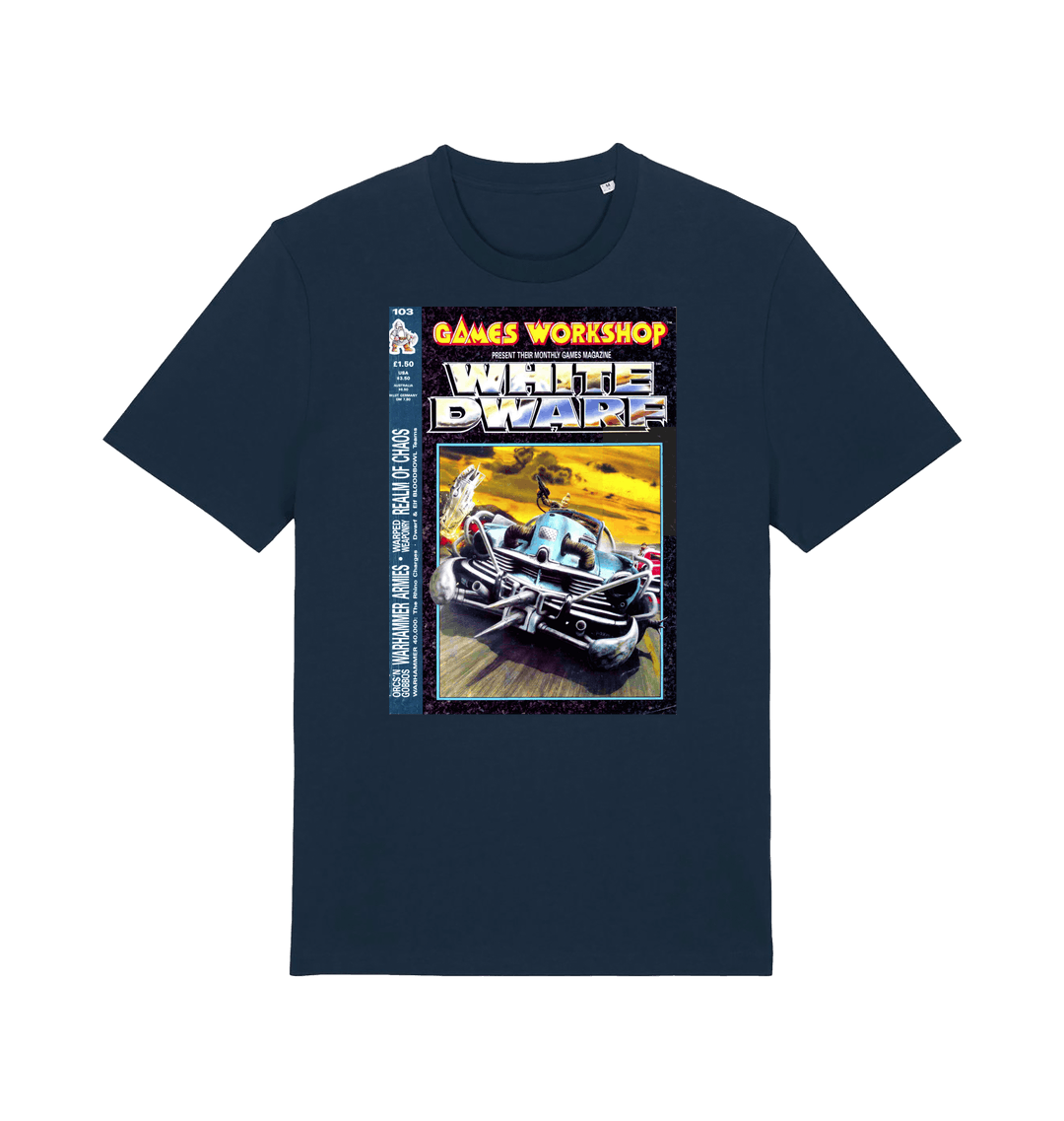 French Navy Printed T-shirt Front