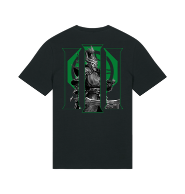 Black Printed T-shirt Back