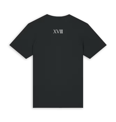 Black Printed T-shirt Back