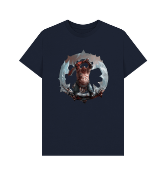 Navy Blue Ogor Mawtribes Irongut T Shirt