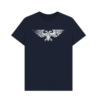 Navy Blue Aquila Battleworn Insignia T Shirt