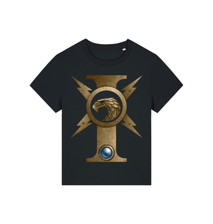 Black Printed T-shirt Front