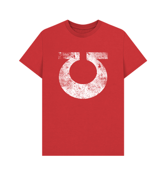 Red Ultramarines Battleworn Insignia T Shirt