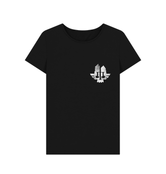 Black Warhammer 40,000: Darktide Logo Fitted T Shirt