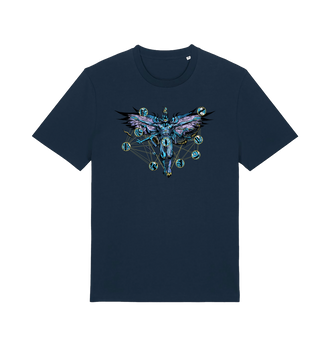 French Navy Printed T-shirt