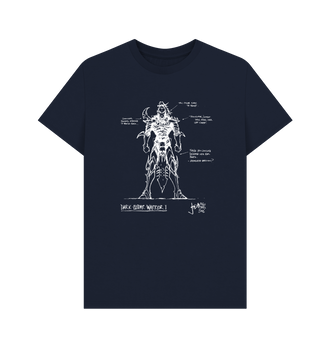 Navy Blue Drukhari Sketch T Shirt