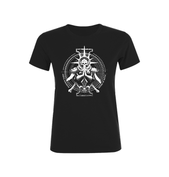 Black Adepta Sororitas Icon Fitted T Shirt