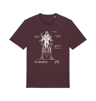 Red Brown Printed T-shirt