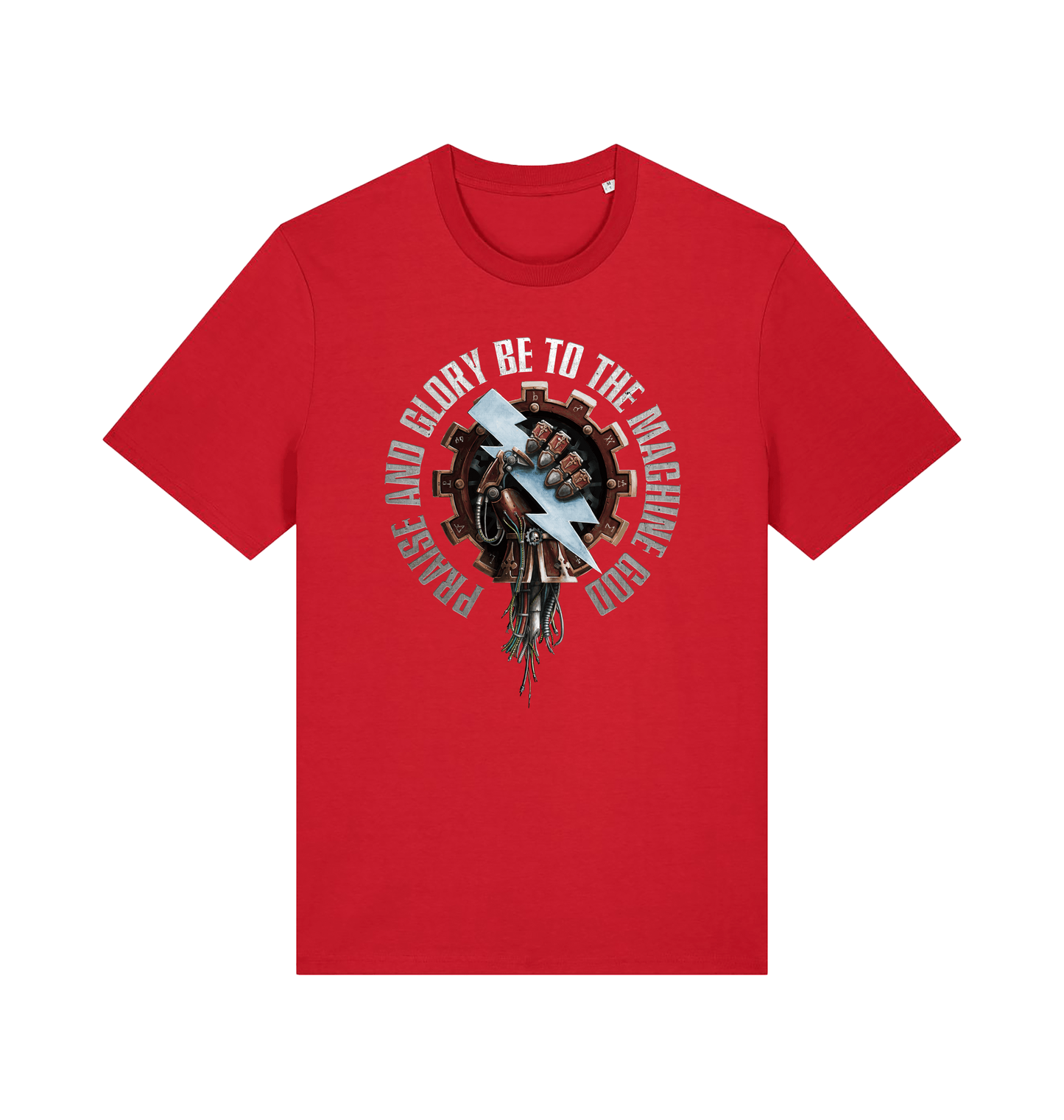 Red Printed T-shirt Front