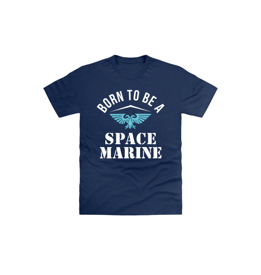 Navy Printed Kids T-Shirt
