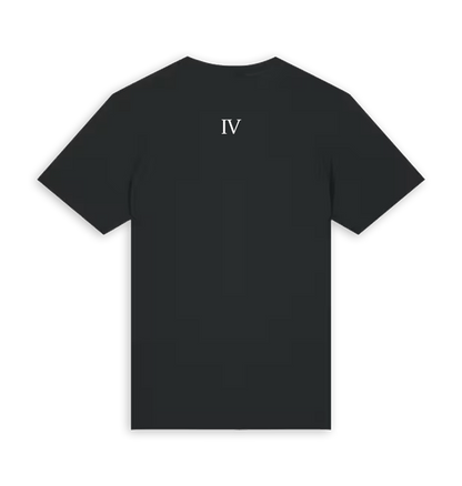 Black Printed T-shirt Back