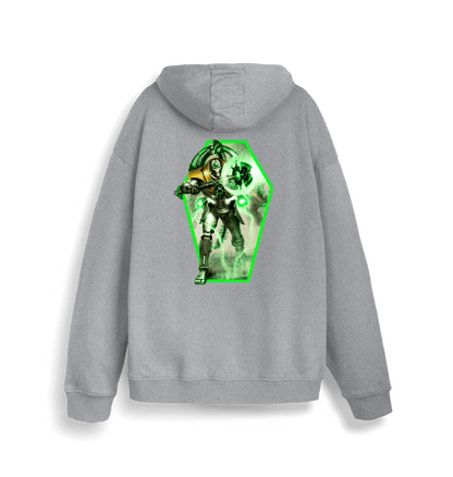 Heather Grey Printed Sweater Back