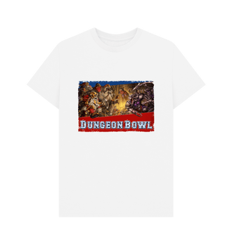 White Dungeon Bowl White T Shirt