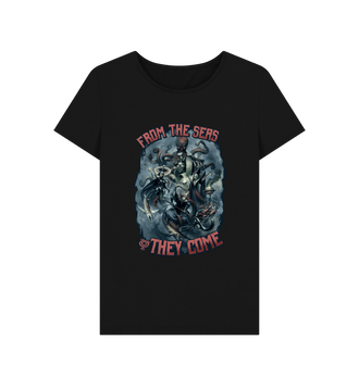 Black Idoneth Deepkin Lotann Fitted T Shirt