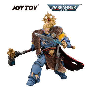 JOYTOY Warhammer 40,000 - Space Wolves, Wolf Guard Battle Leader (1/18 Scale) – product image 2