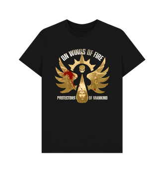 Black Premium Blood Angels - On Wings Of Fire T Shirt