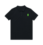 Black Necron Green Icon Polo Shirt