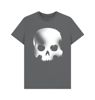 Slate Grey Death Graffiti Insignia T Shirt