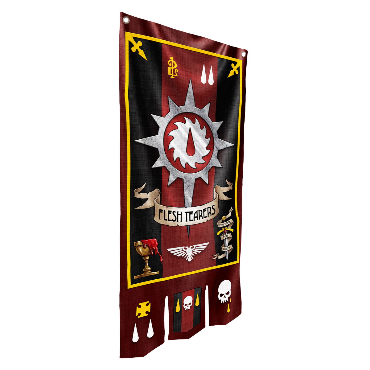 Warhammer 40,000: Flesh Tearers 2nd Company Banner - Preorder