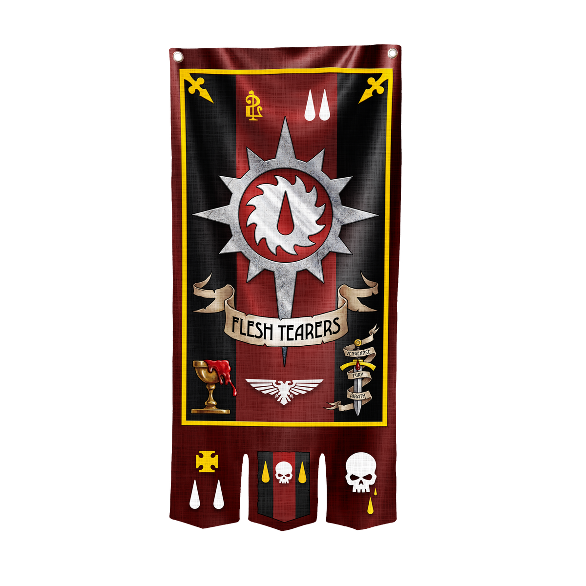 Warhammer 40,000: Flesh Tearers 2nd Company Banner - Preorder