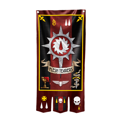 Warhammer 40,000: Flesh Tearers 2nd Company Banner - Preorder