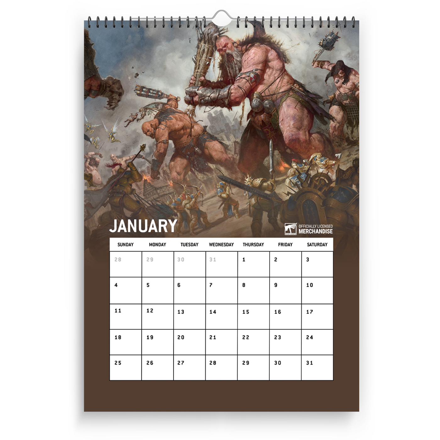 Warhammer Age of Sigmar Grand Alliance Destruction 2026 Calendar Preorder