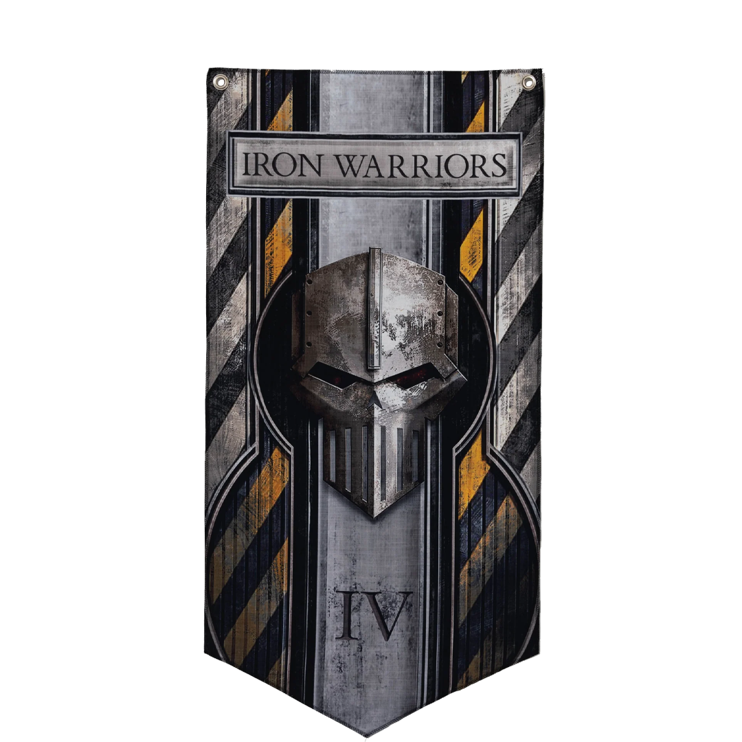 Warhammer The Horus Heresy Iron Warriors Wall Banner