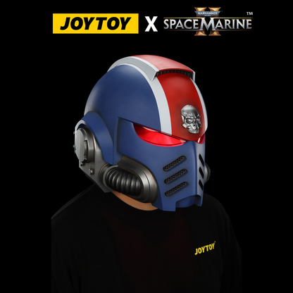 JoyToy Warhammer 40,000: Space Marine 2 Lieutenant Titus’ Mk X Helmet (1:1 Scale) Preorder