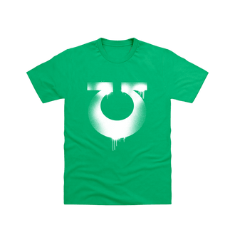 Irish Green Ultramarines Graffiti Insignia T Shirt