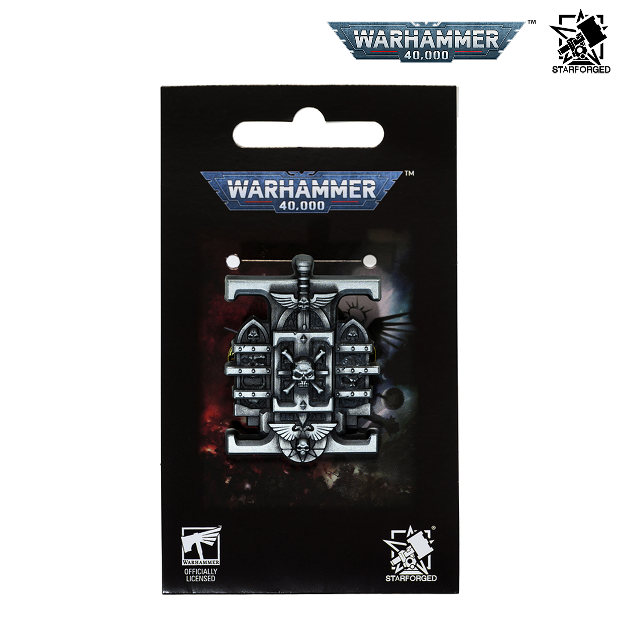 Starforged Warhammer 40,000 Chapter Icon Pin Badge - Deathwatch