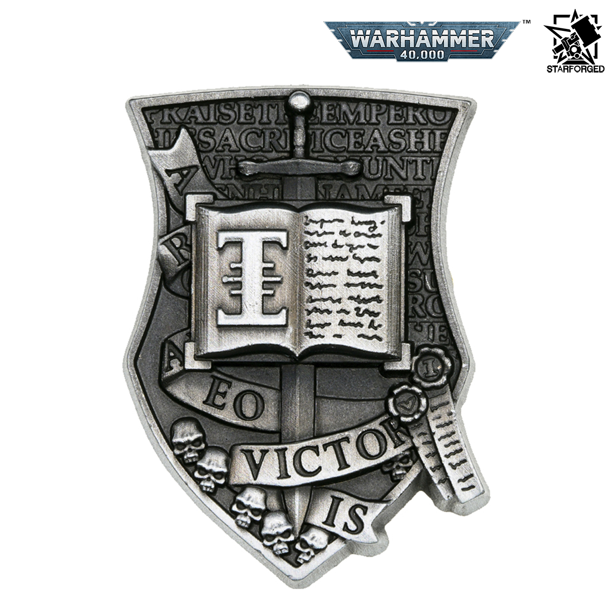 Starforged Warhammer 40,000 Chapter Icon Pin Badge - Grey Knights
