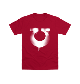 Cardinal Red Ultramarines Graffiti Insignia T Shirt